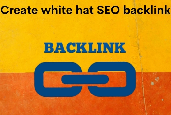 I'll create white hat seo backlink