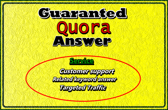 Promote your website by creating 10 HQ Quora Answer with targeting traffic