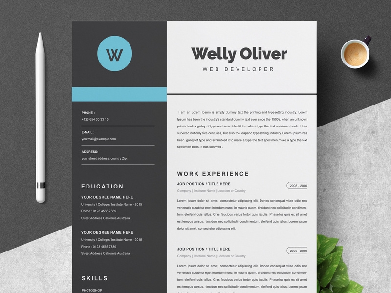 I will design, edit and write professional resume, cv, cover letter