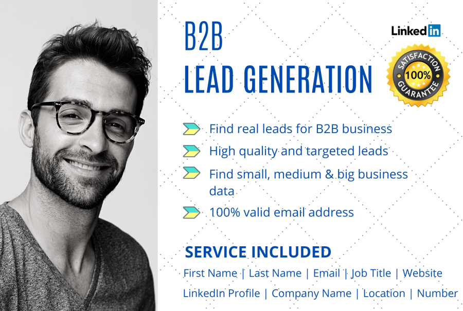 I will do 50 b2b lead generation, web research and data entry 