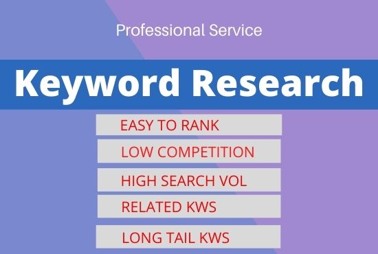 I will do SEO keyword research and competitor analysis for your website ranking