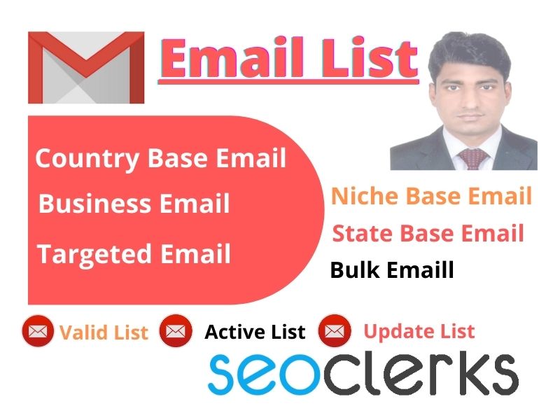 I will provide 2000 USA valid and active targeted email list for business 