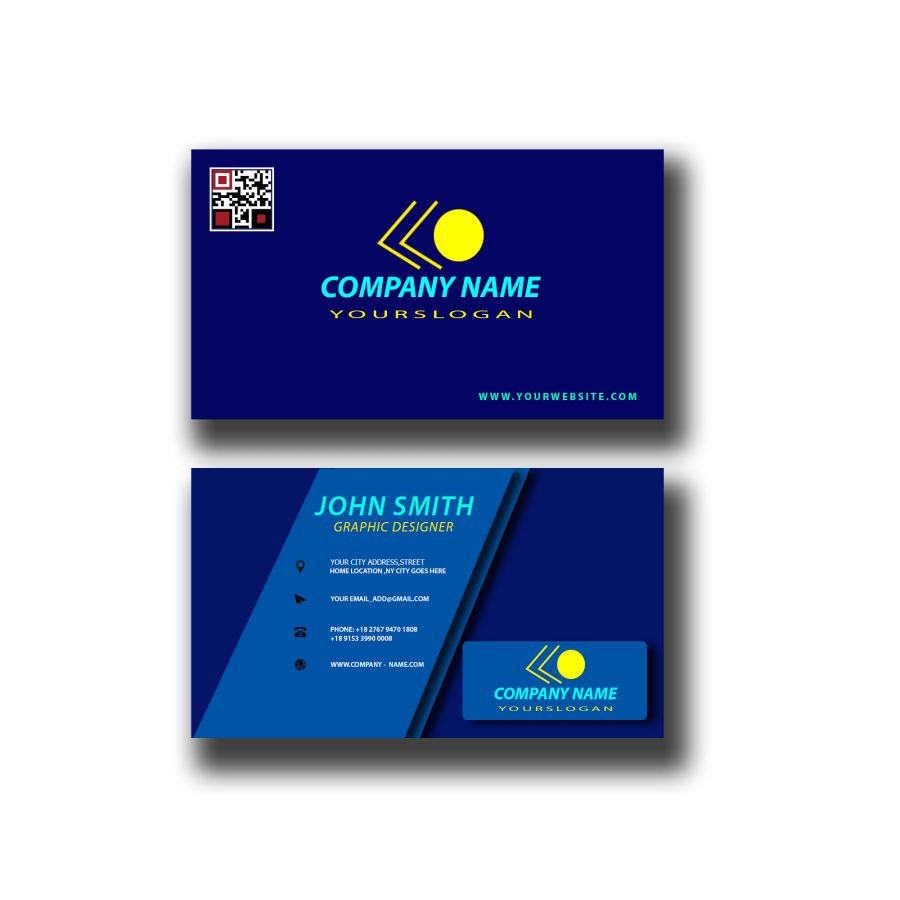 Design a beautiful and unique business card & Logo design within 1 hours