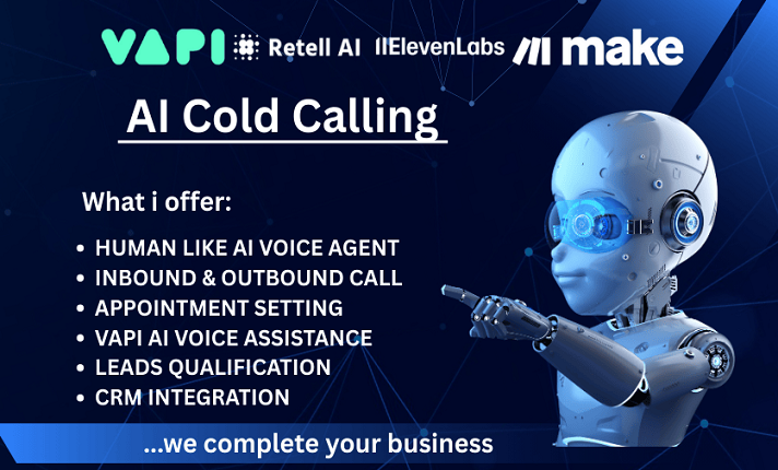 I will build AI voice and calling agent for your business, app or website