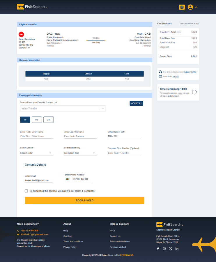 I will build a professional ota portal or travel agency website with API integration