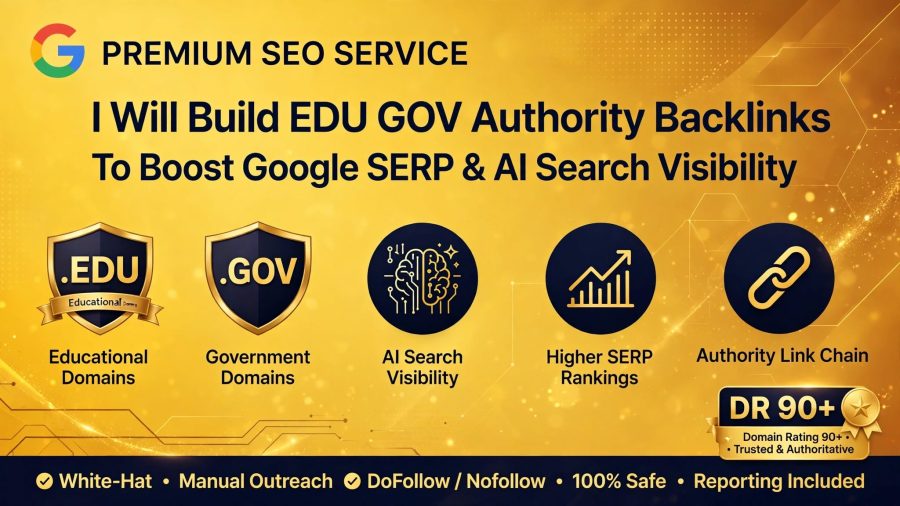 I Will Build EDU GOV Authority Backlinks To Boost Google SERP & AI Search Visibility