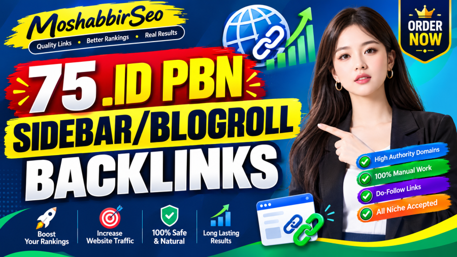 Build 75 .ID PBN Sidebar & Blogroll Backlinks for SEO Growth