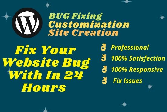 I will fix website errors, elementor bugs, woocommerce errors within 24 hour