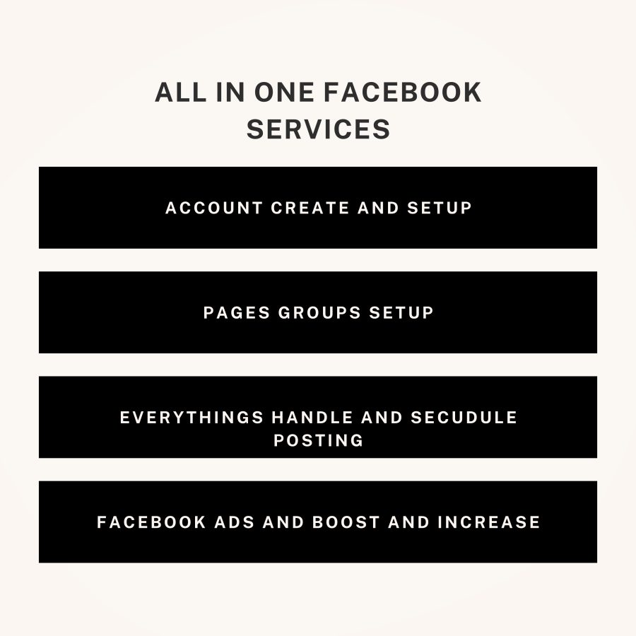 Facebook Expert Services For You Anything Facebook Related!