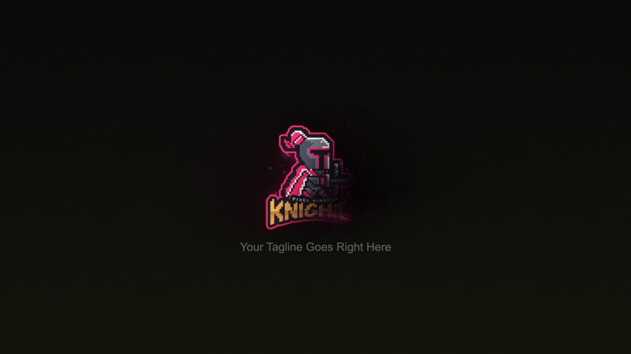 I Will Do Neon light Logo Animation Intro