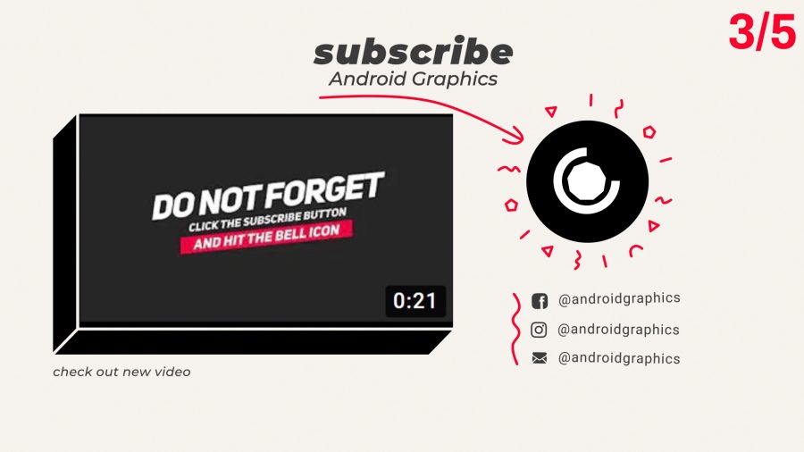 I Will Do Youtube Outro End Screen Animation