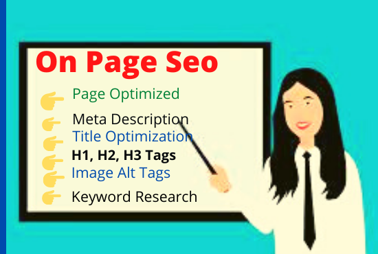 I will do 1 on page SEO for your WordPress website with rank math plugin