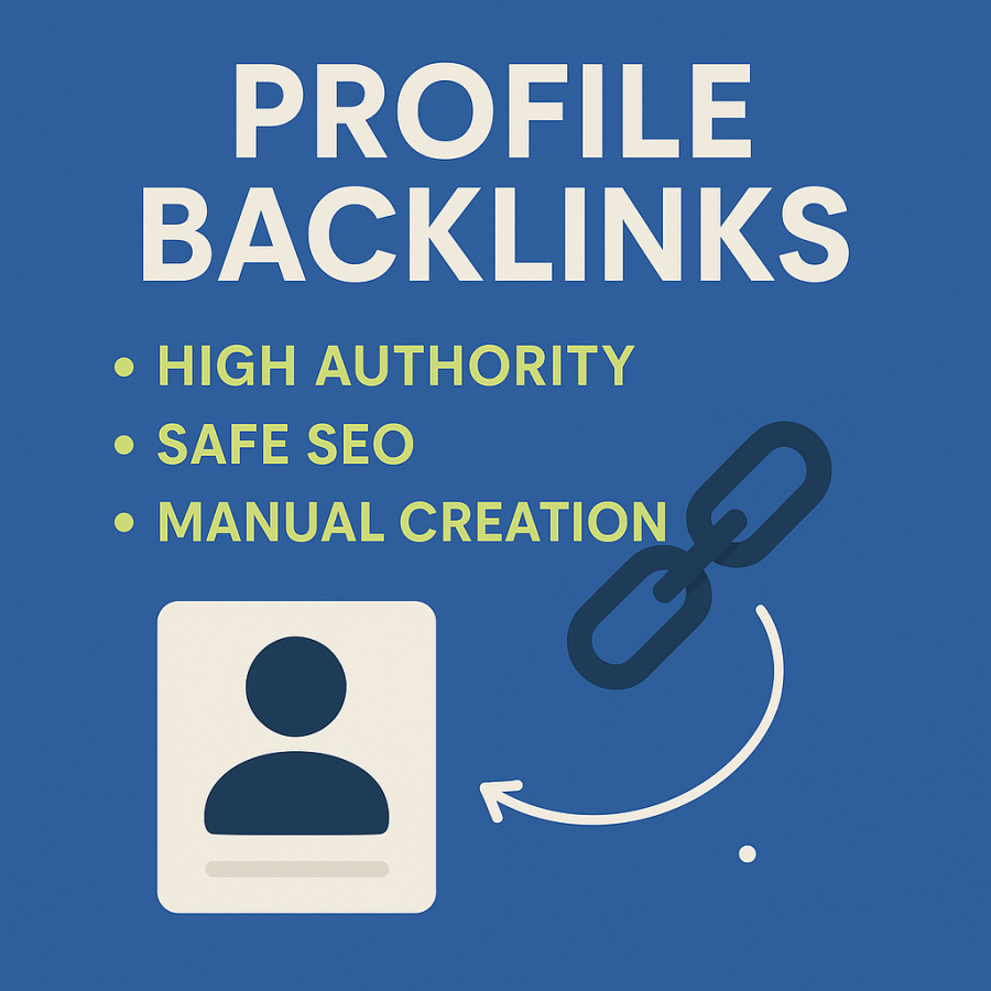 I will Create Manually 500 High Quality Profile Backlinks