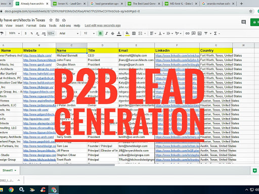 You will get b2b lead generation for your targeted business & web research