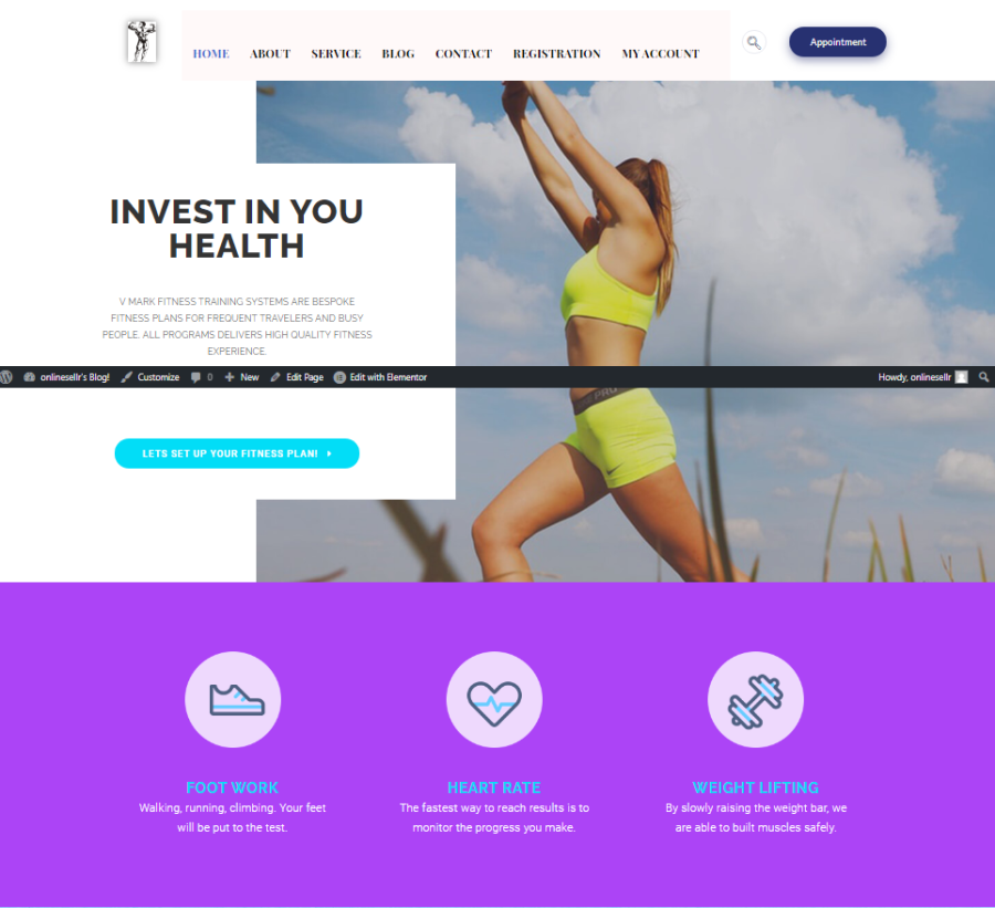I will create professional business wordpress website or blog design
