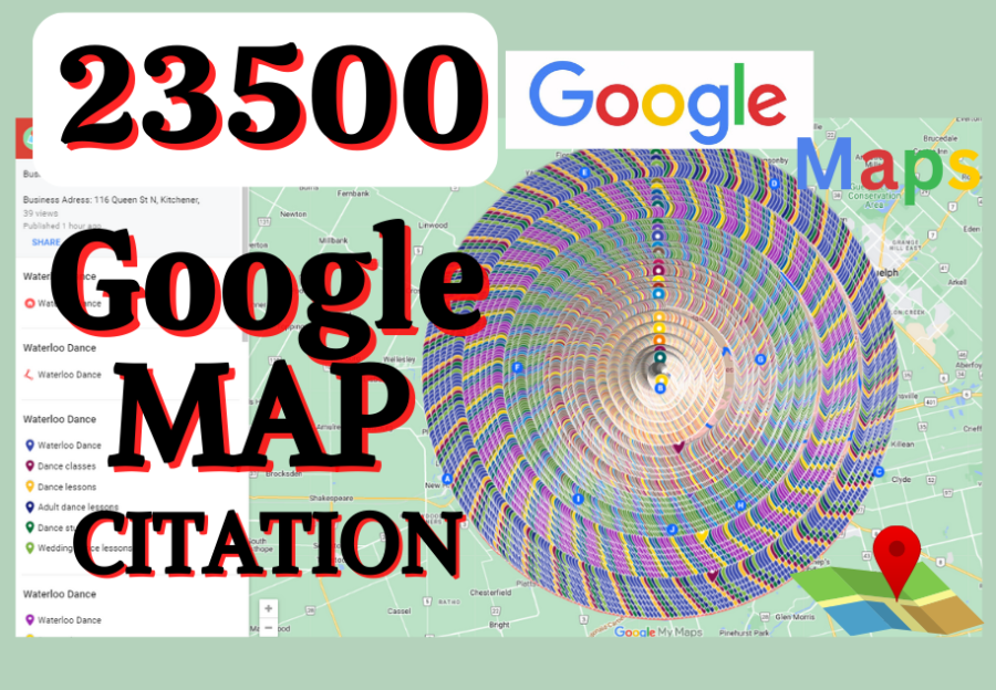 23500 Google map citations for local business, GMB ranking