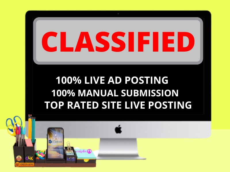 I will post your ads on top rank classified ad posting sites