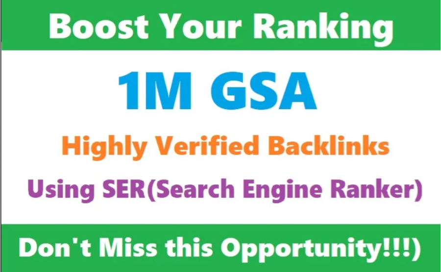 build tier2 or tier3 GSA backlinks using search engine ranker