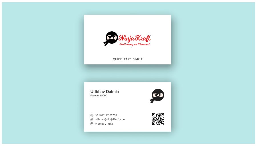 I will do minimalist, unique and professional business card design