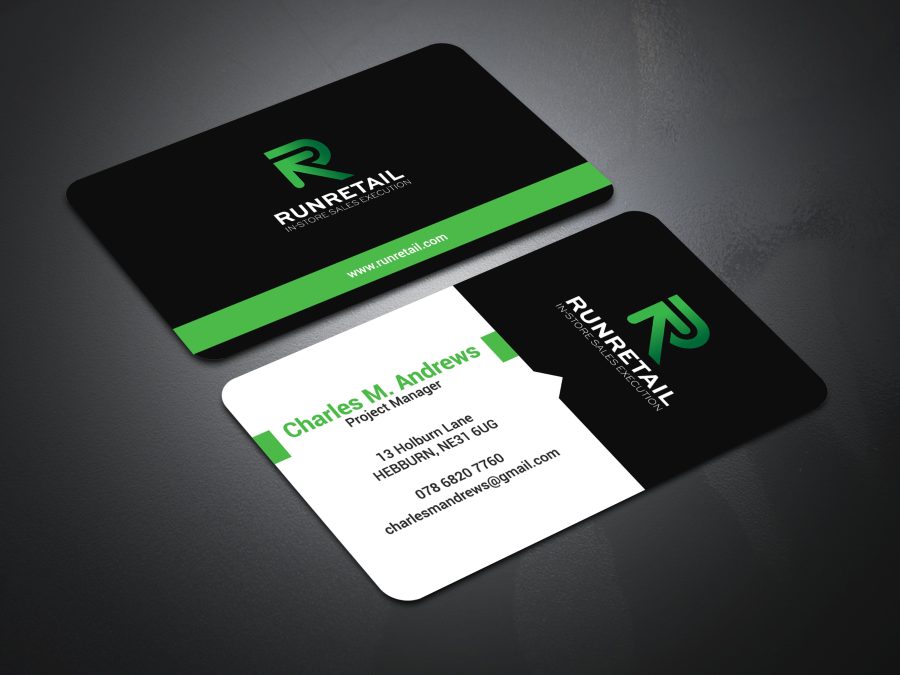 I will do minimalist and modern business card design
