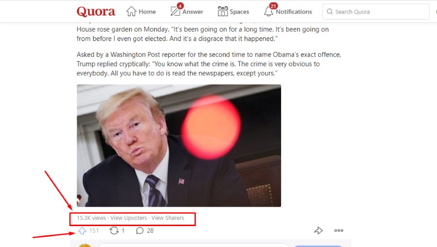Offer niche relevant traffic with 30 Quora answers
