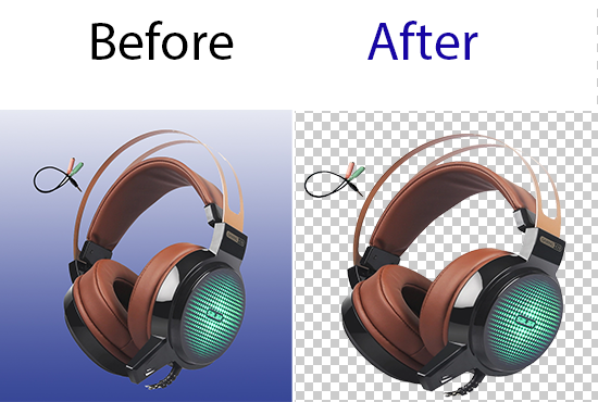 I will do background removed 2 image within 30 minutes.