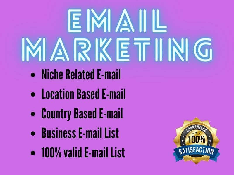 I will Provide 5000 verified Targeted E-mail list 