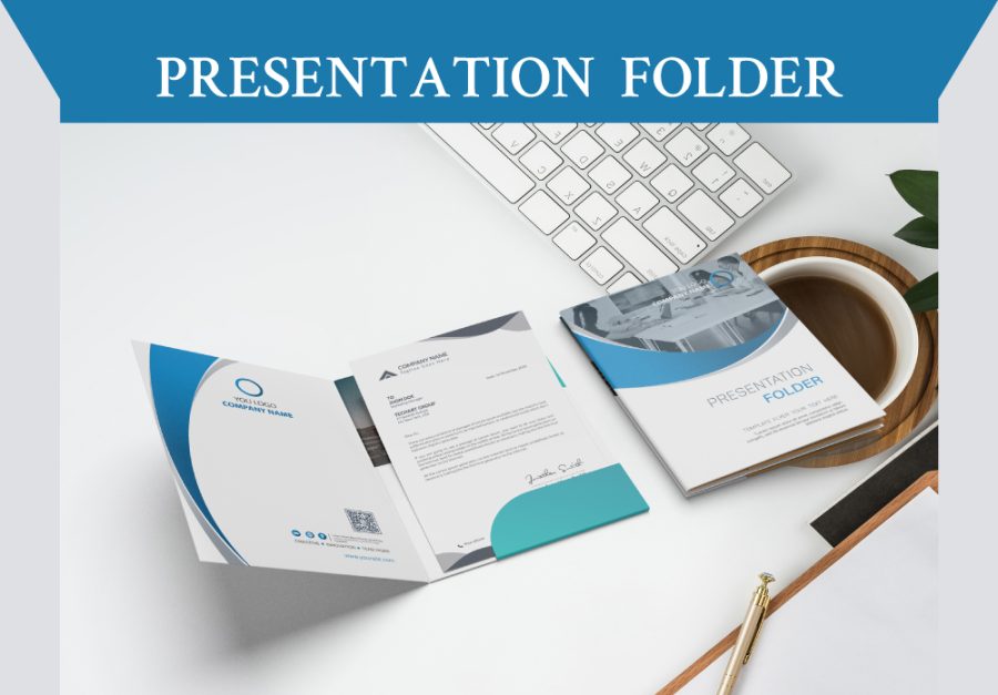 Company Profile Presentation Folder Template