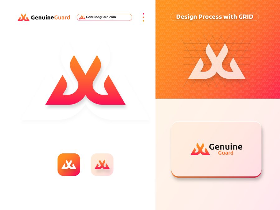 Modern Monogram logo and Initial Letter logo Design