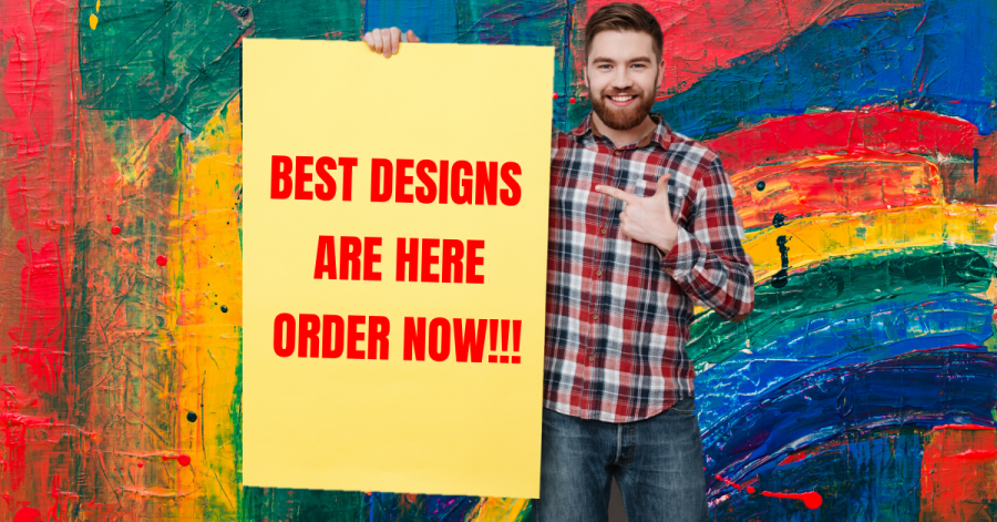 design two minimalistic rack cards, door hangers or one flyer 