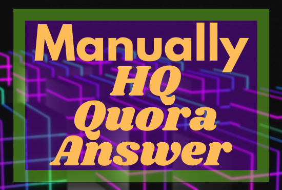 Promote Your Site with 5 manually Quora Answer with 500+ unique content