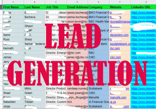 I will do b2b lead generation and web research, data entry 