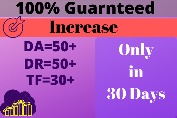 I will increase domain authority moz DA,PA,TF by white hat SEO