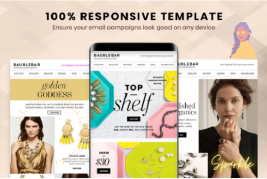 I will create email templates or newsletter for your business