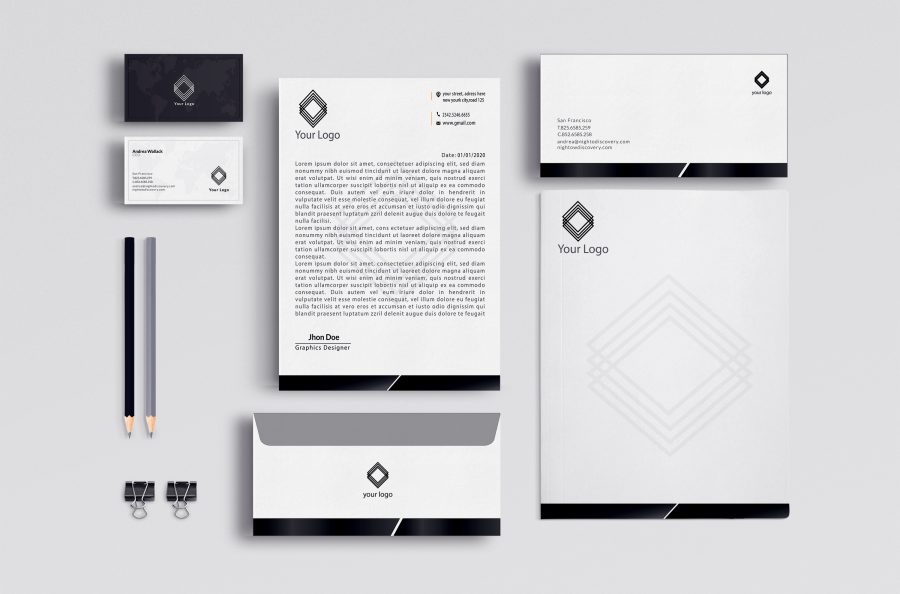 I Will Design Professional Unique Business Card And Stationary Items