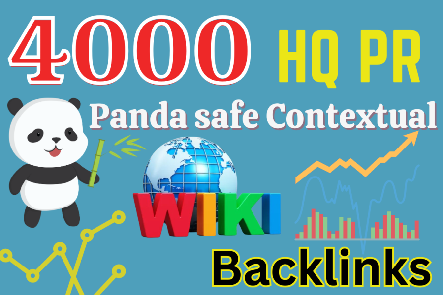 4000 HQ PR Panda safe Contextual & Unique backlinks