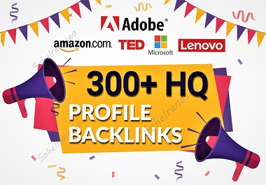 PayPal Accepted- I will Provide 300 HIGH 90+ DA/PA profile backlinks in google ranking