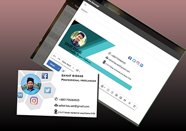 I will make you perfect clickable Email signature with HTML code