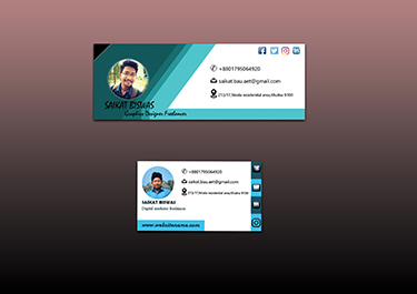 I will make you perfect clickable Email signature with HTML code