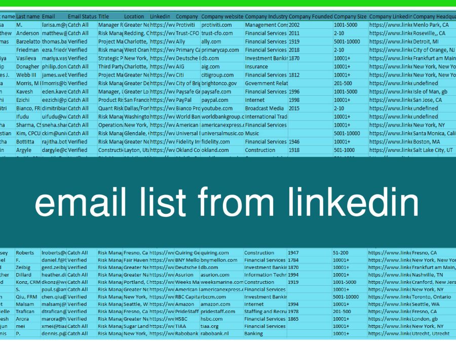 I'll do 1k Email List of any country 1 day 