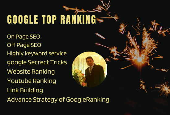 I will Provide complete SEO services for google top ranking 