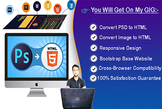 i will convert psd to htm wordpress 