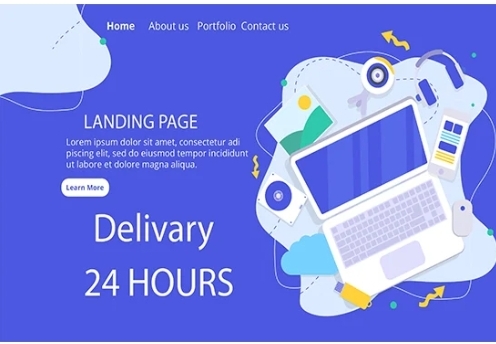 I will create wordpress modern landing page design