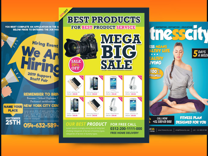  I will design the perfect flyer or brochure for your business