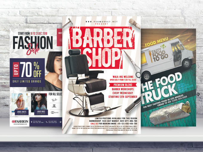  I will design the perfect flyer or brochure for your business