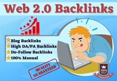 Land on GOOGLE FRONT PAGE by Web2.0 Permanent High DA/PA Dofollow Backlinks SEO