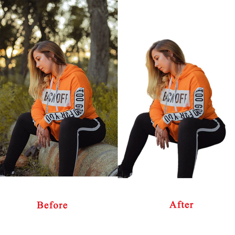 I will remove background, clipping path, color correction of photos