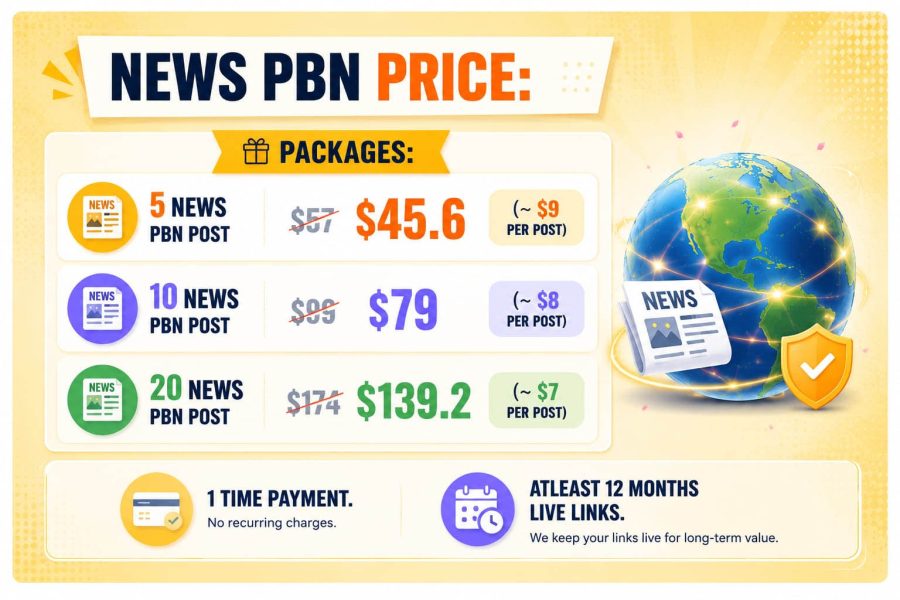News PBN - High DA News Website Links - From $7/Post - Safe for Money Sites