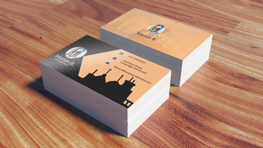 I will give you eyecatching business card with low cost