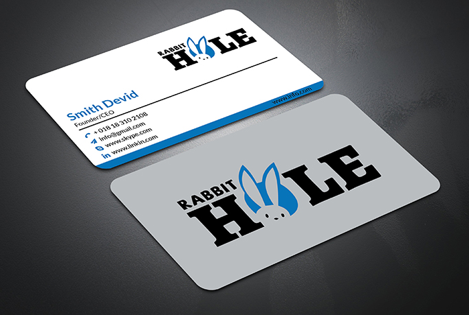 I Will do professional minimalist busineess card design